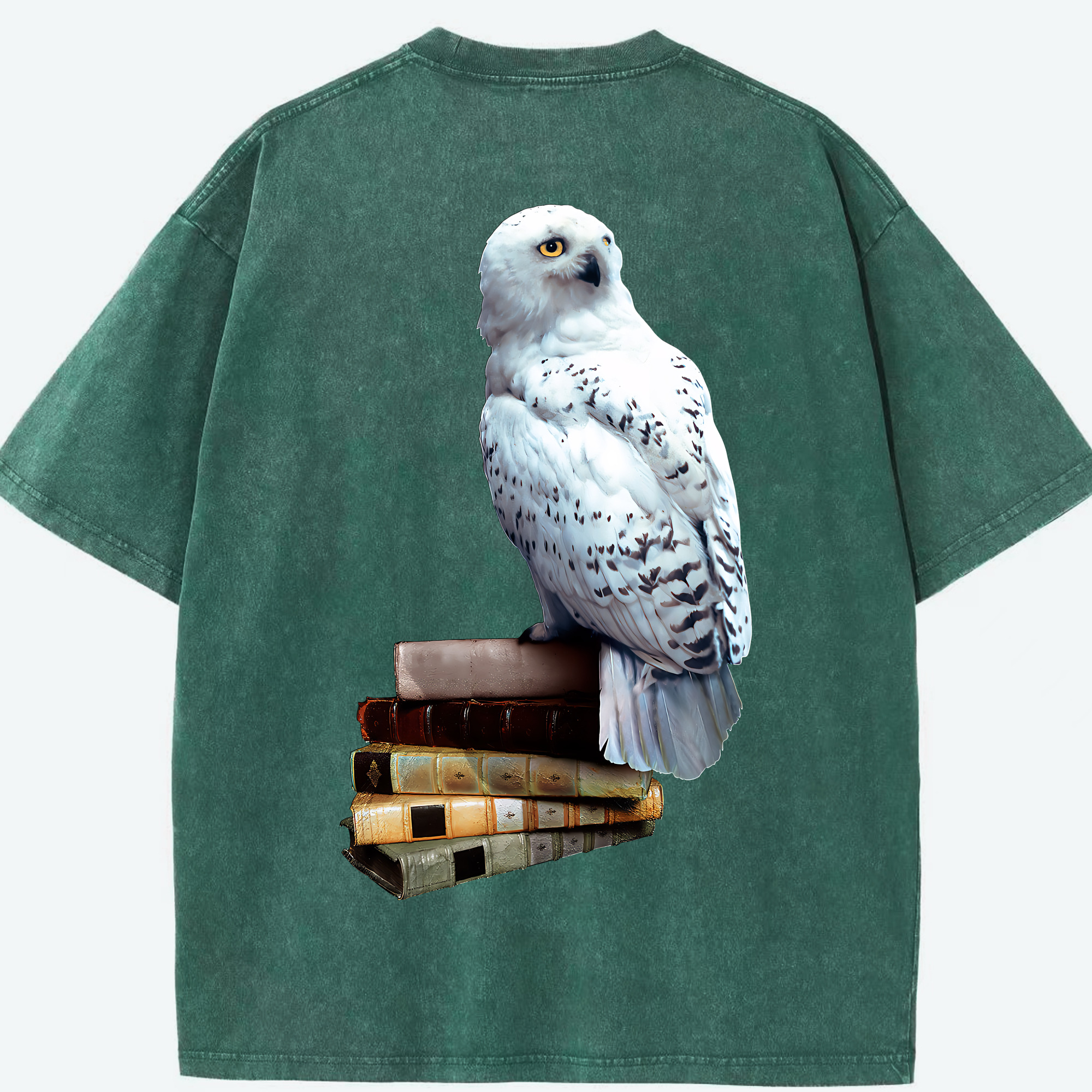 （画像用） Harry Potter ハリー・ポッターシリーズ 綿100% ヴィンテージ風 半袖Tシャツ（背面プリント）